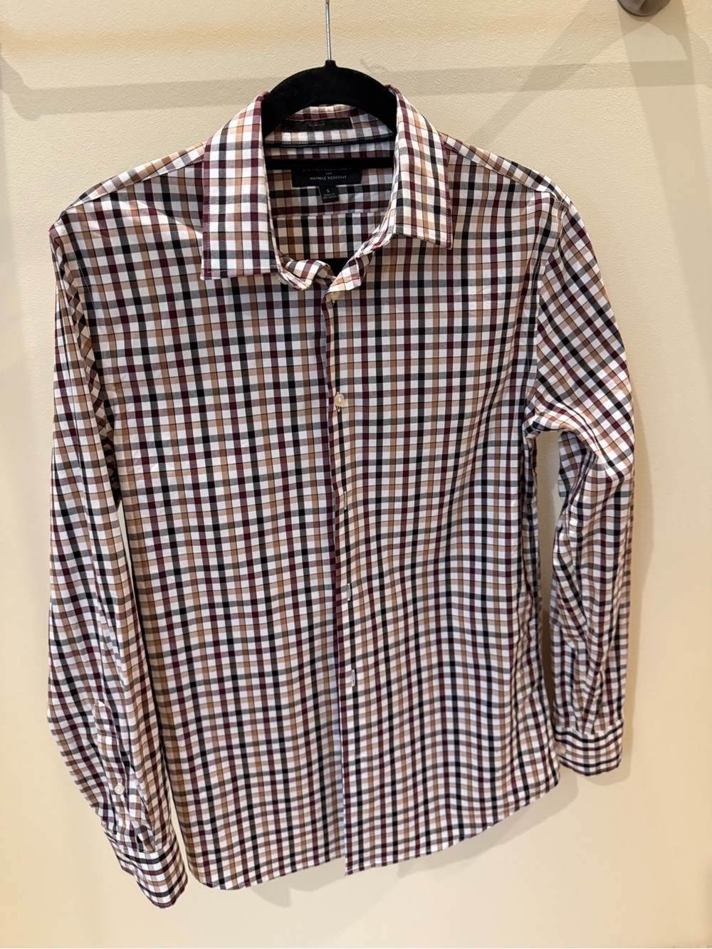 Banana Republic Men's Check Dress Shirt